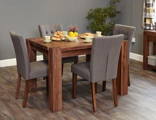 Walnut Dining Table (4 Seater)