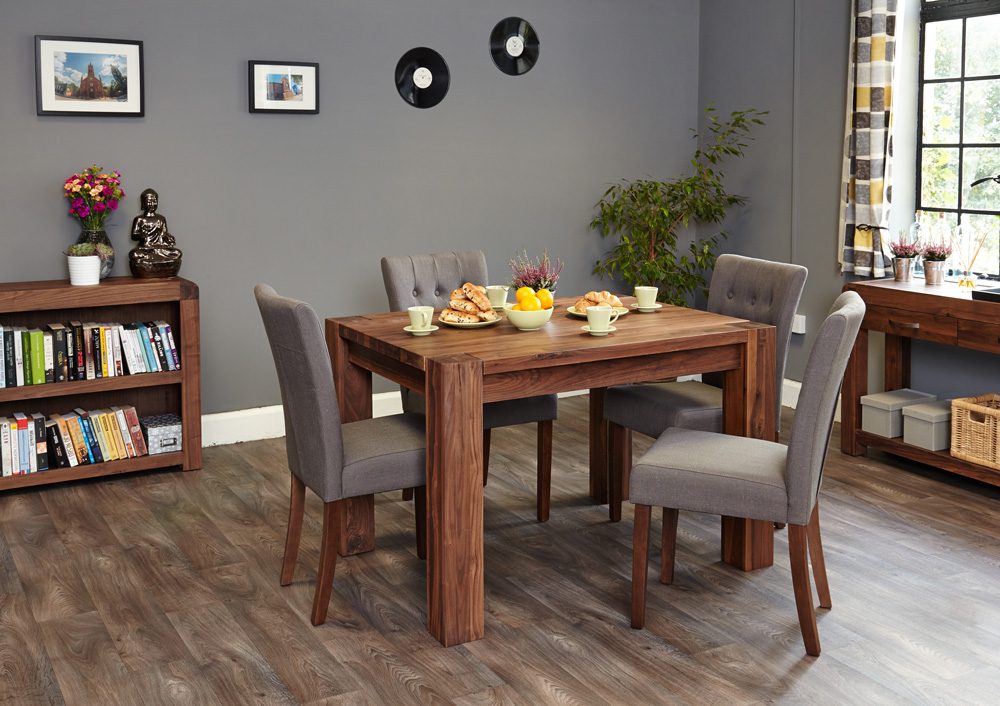 Walnut Dining Table (4 Seater)