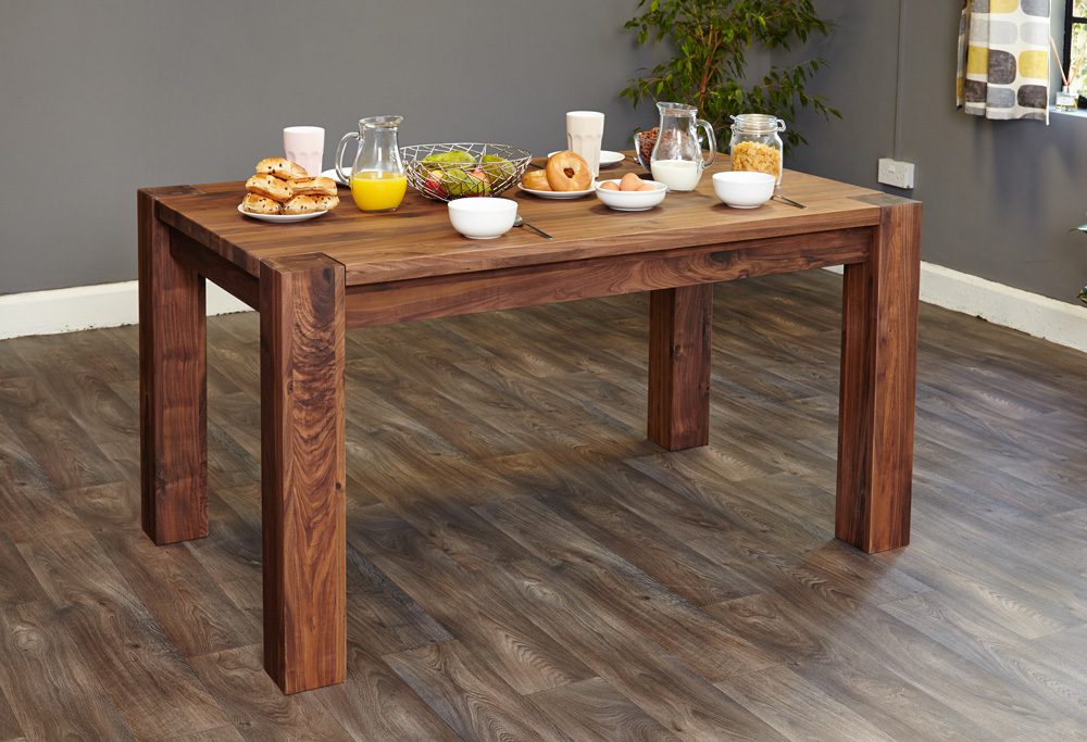 Walnut 150cm Dining Table (4/6 Seater)