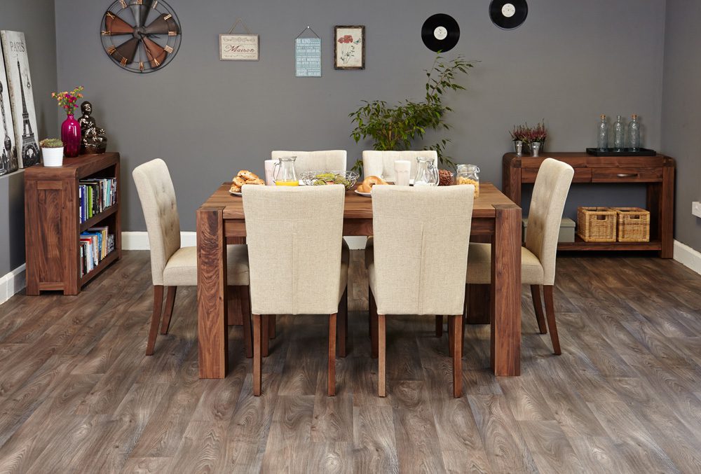 Walnut 150cm Dining Table (4/6 Seater)