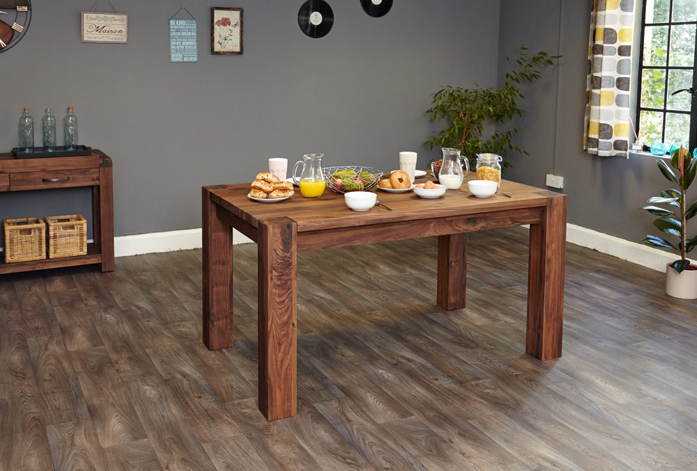 Walnut 150cm Dining Table (4/6 Seater)