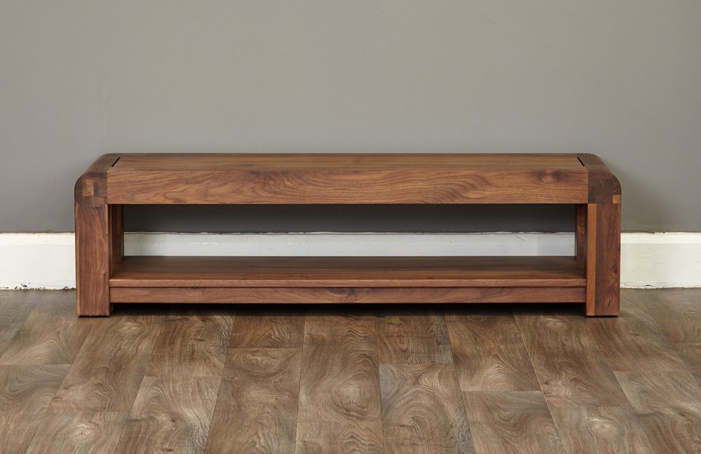 Shiro Walnut Low TV Cabinet