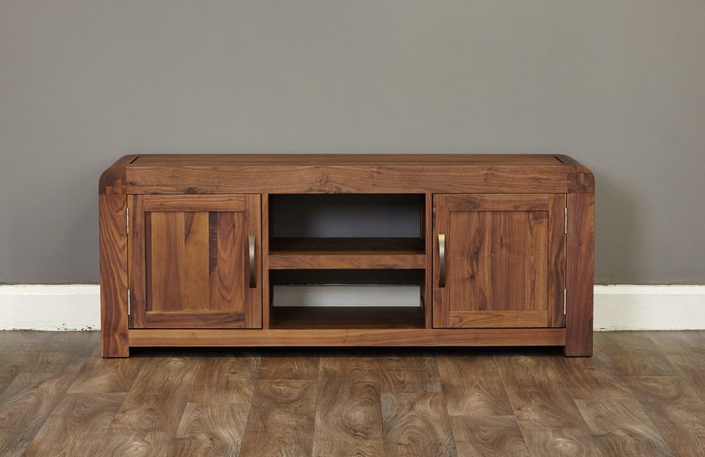 Shiro Walnut Widescreen Television Cabinet