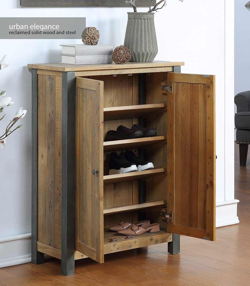 Urban Elegance – Reclaimed Large Shoe Storage Cupboard