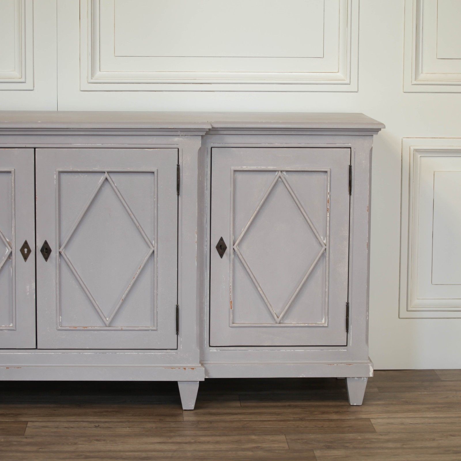 Classical Distressed Sideboard 206cm