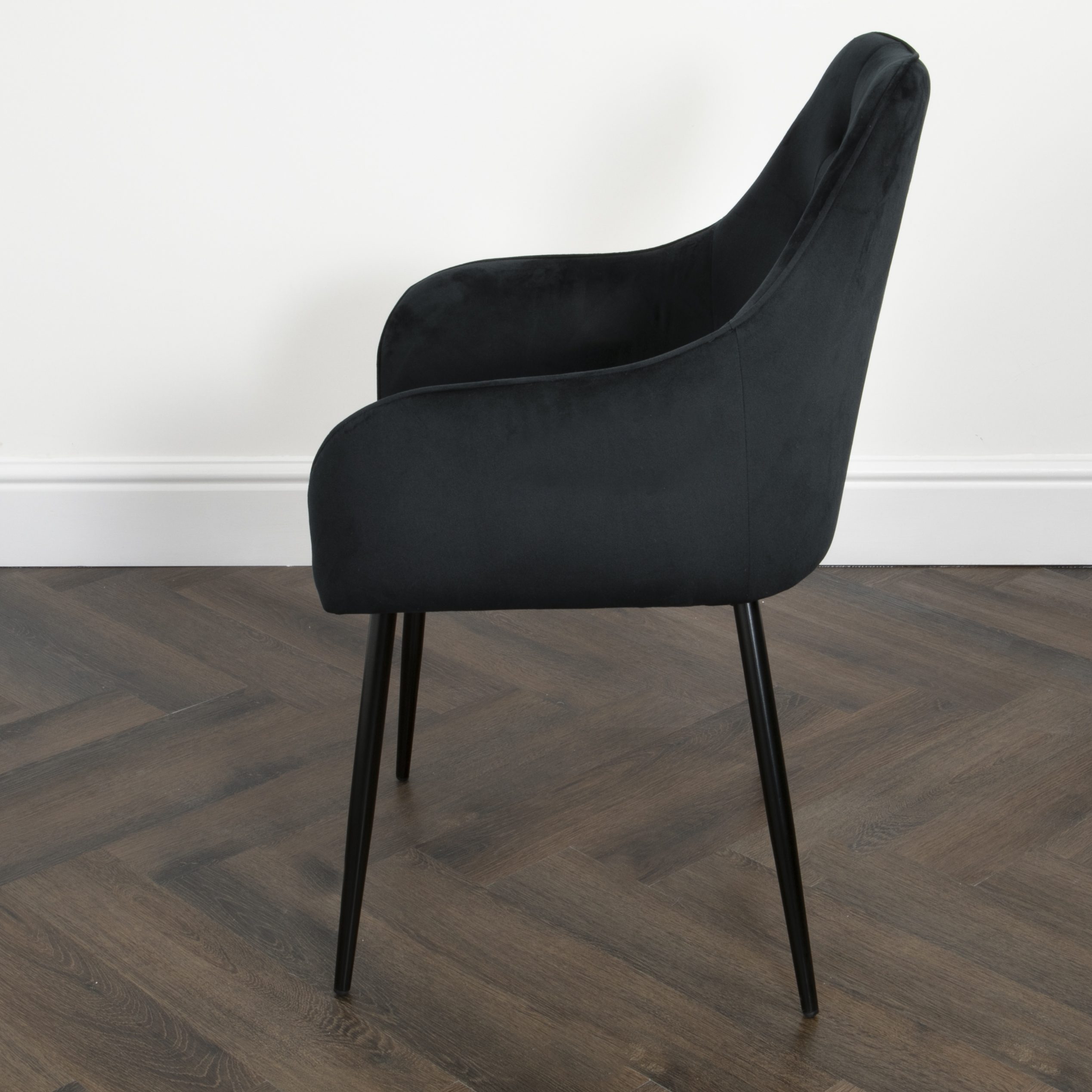 Chesterfield Black Dining Chair (set of 2)