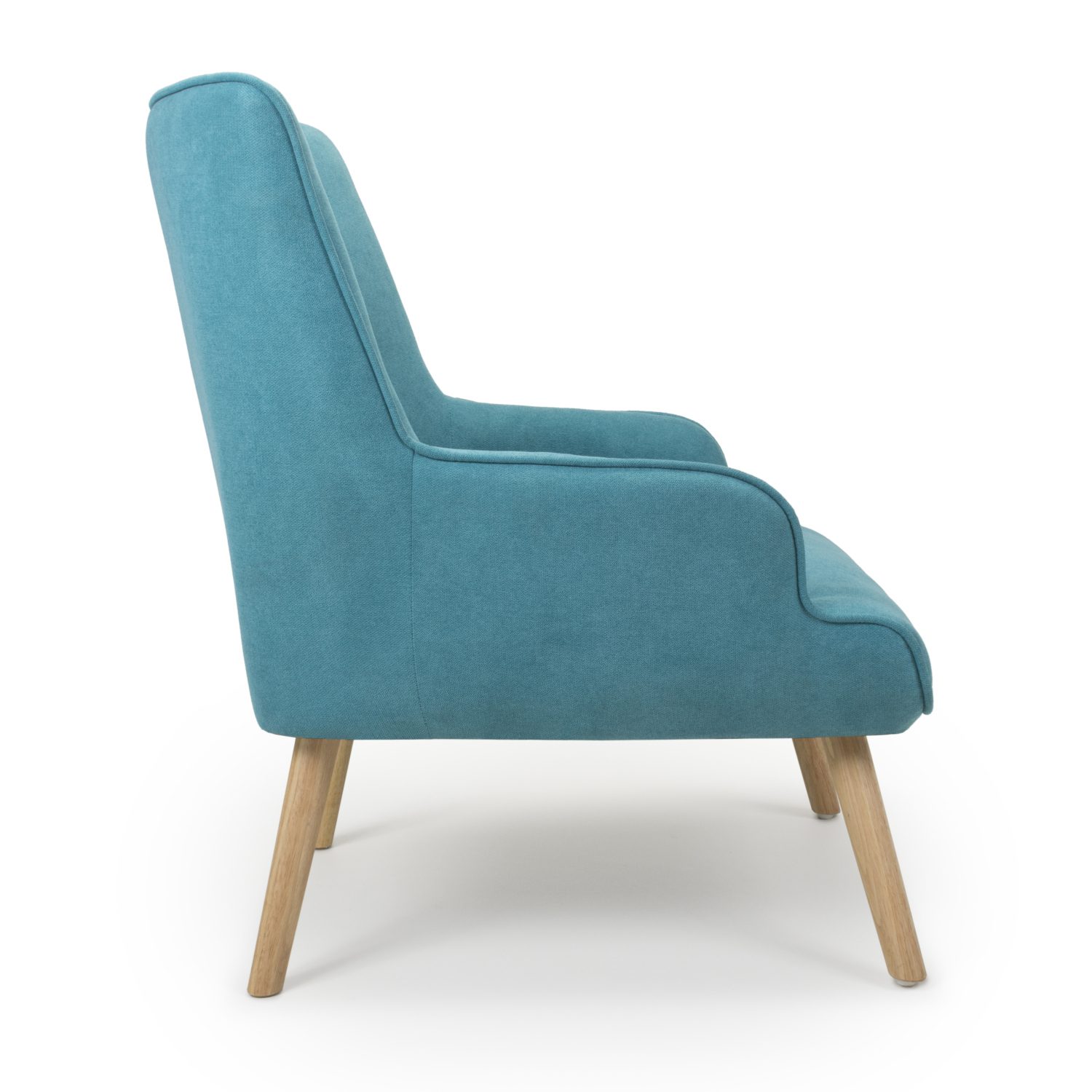 Cinema Chenille Effect Turquoise Blue Armchair