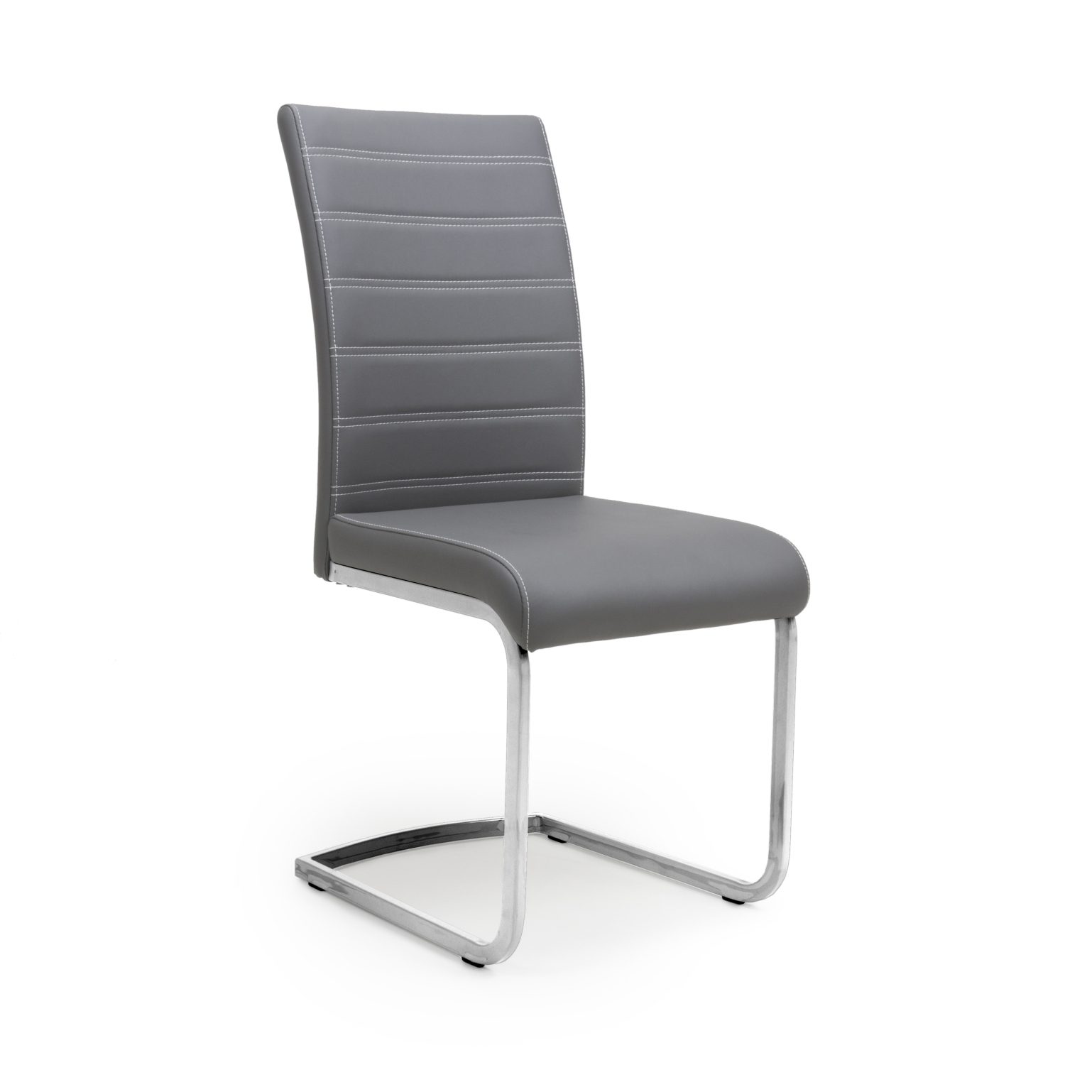 Callisto Suede Effect Dark Grey Dining Chair