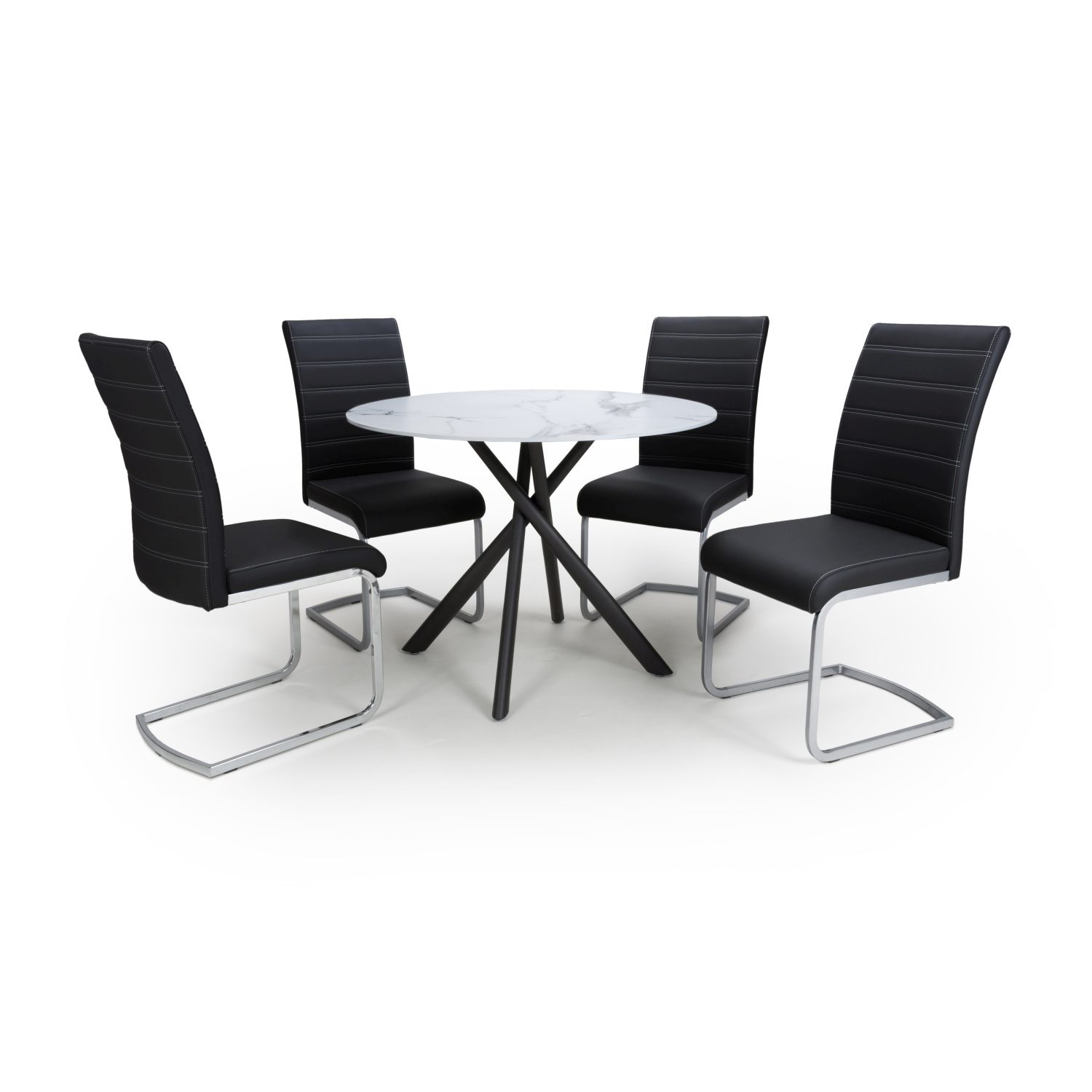 Avesta White Round Dining Table