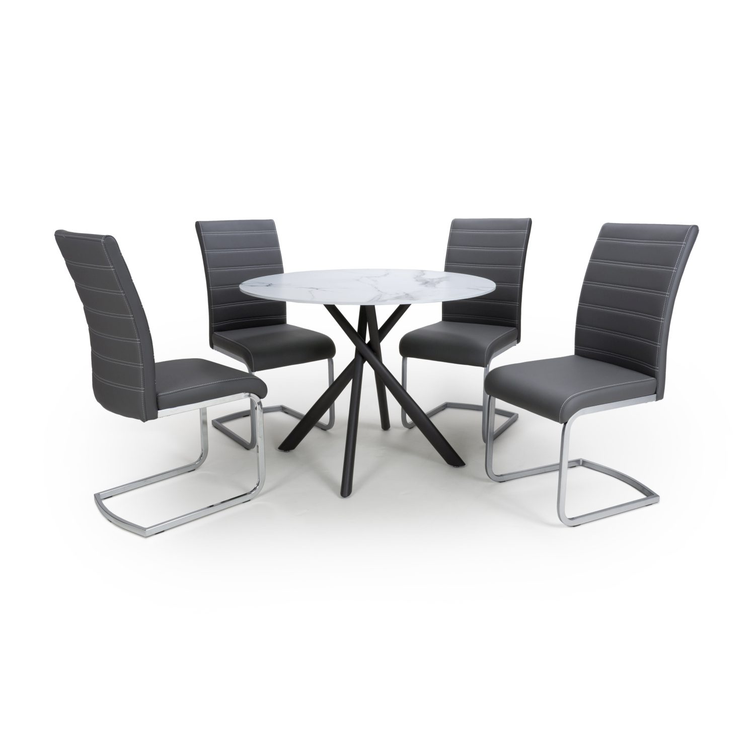 Avesta White Round Dining Table