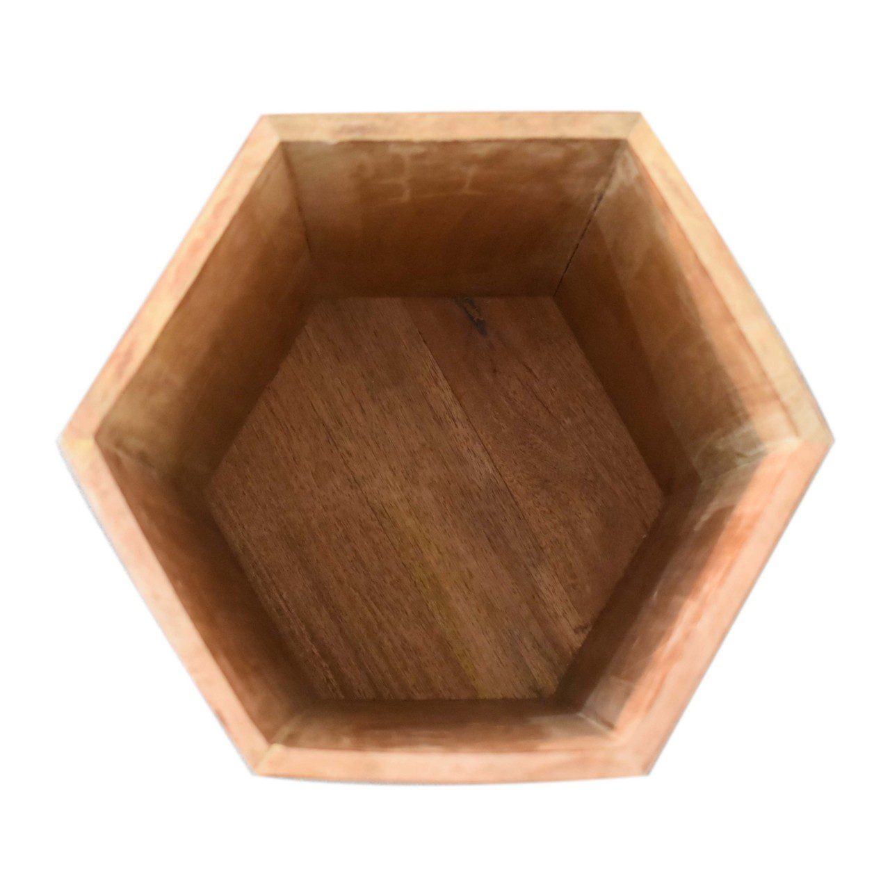Hexagonal Pink Floral Umbrella Stand