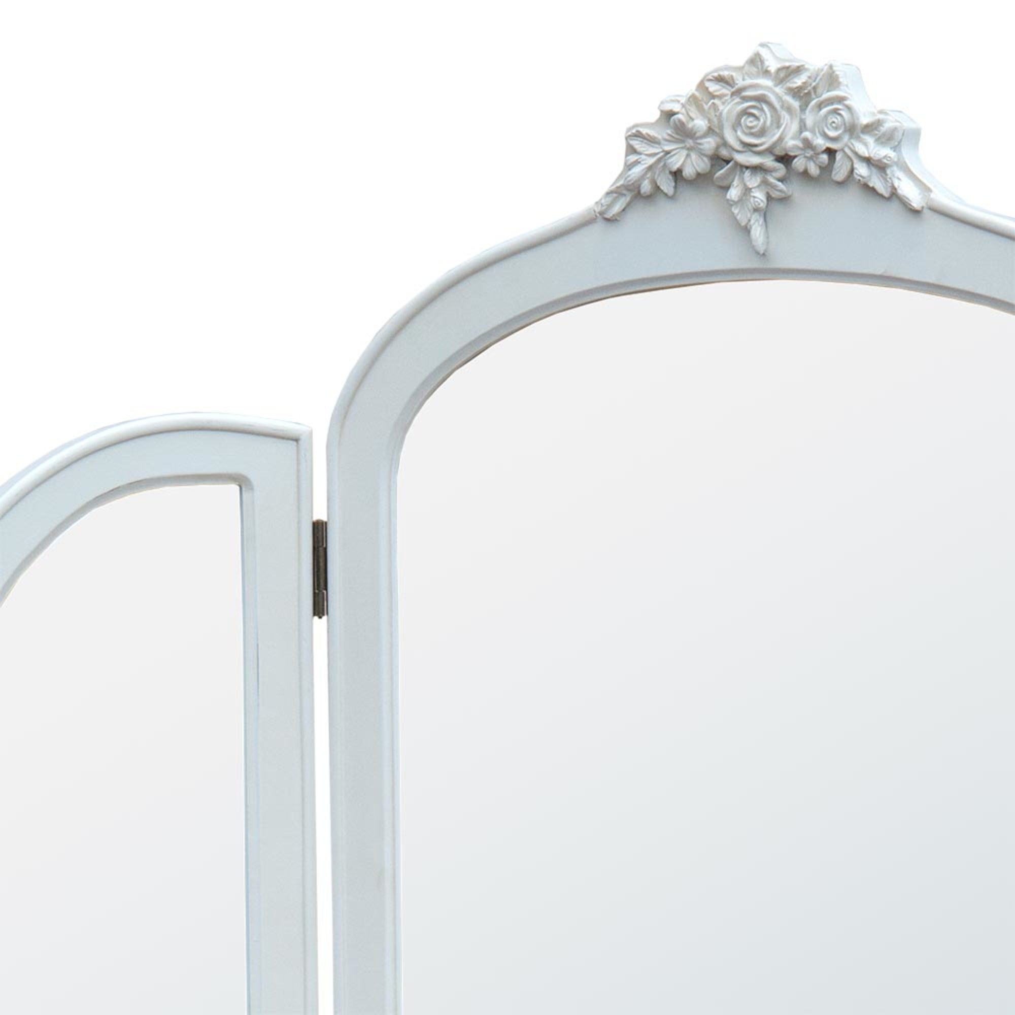 Appleby Dressing Table with Triple Mirror – White