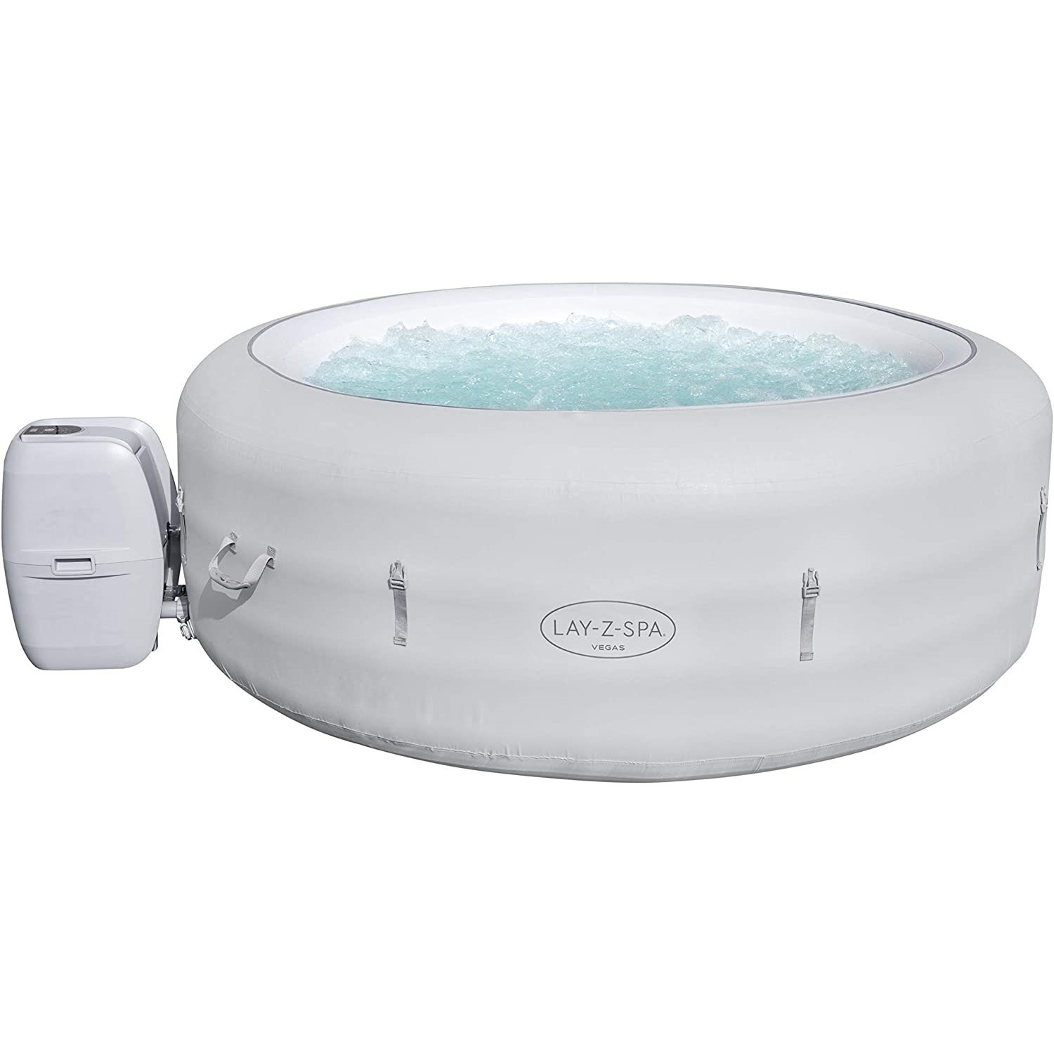 Lay-Z-Spa AirJet Vegas 6 Person Hot Tub in White