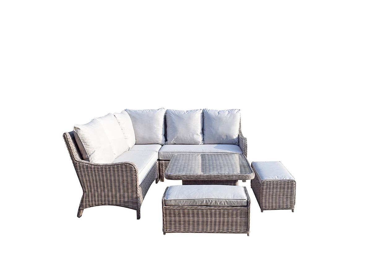Alexandra corner dining sofa with lift dining table
