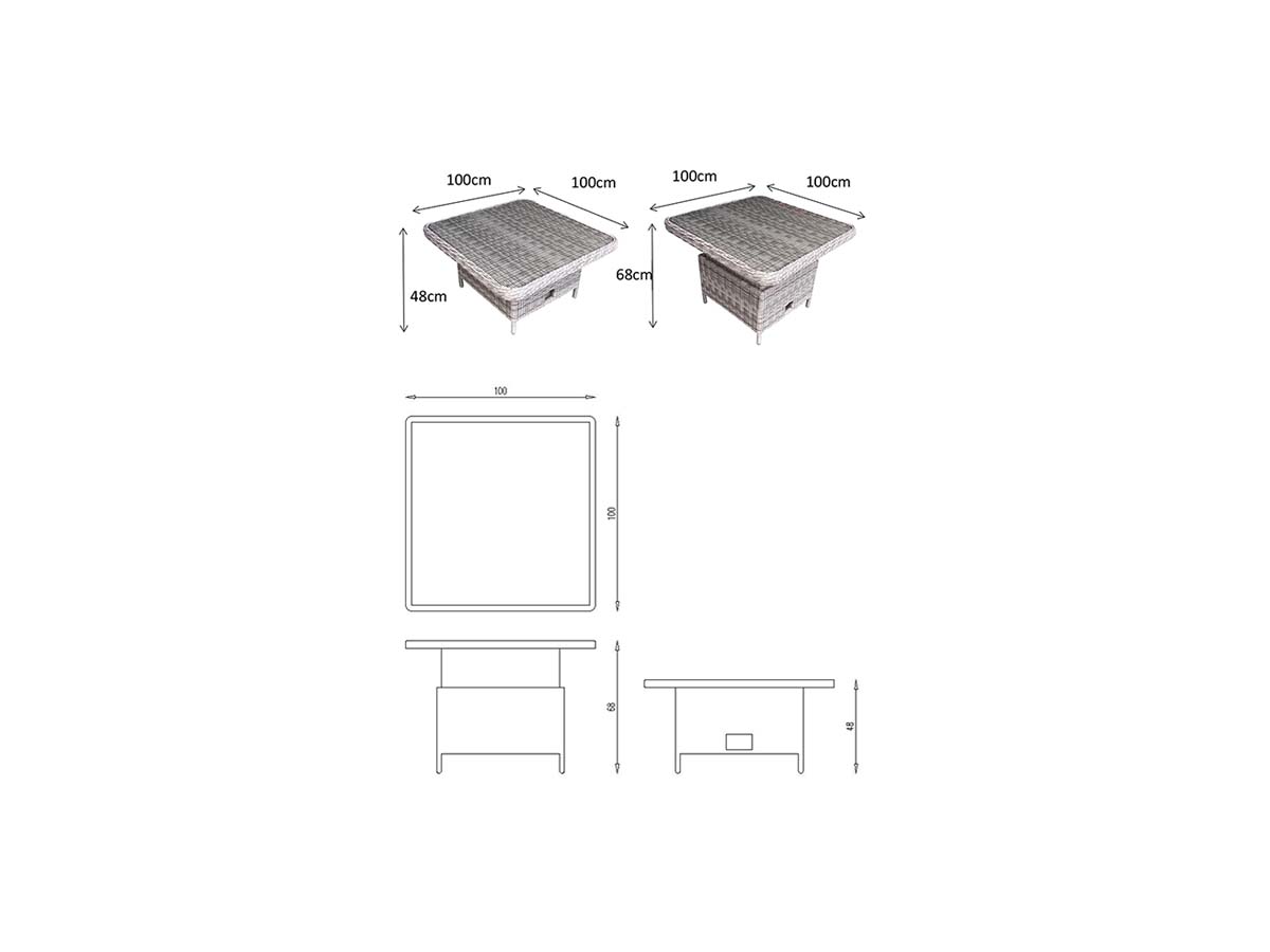 Alexandra corner dining sofa with lift dining table