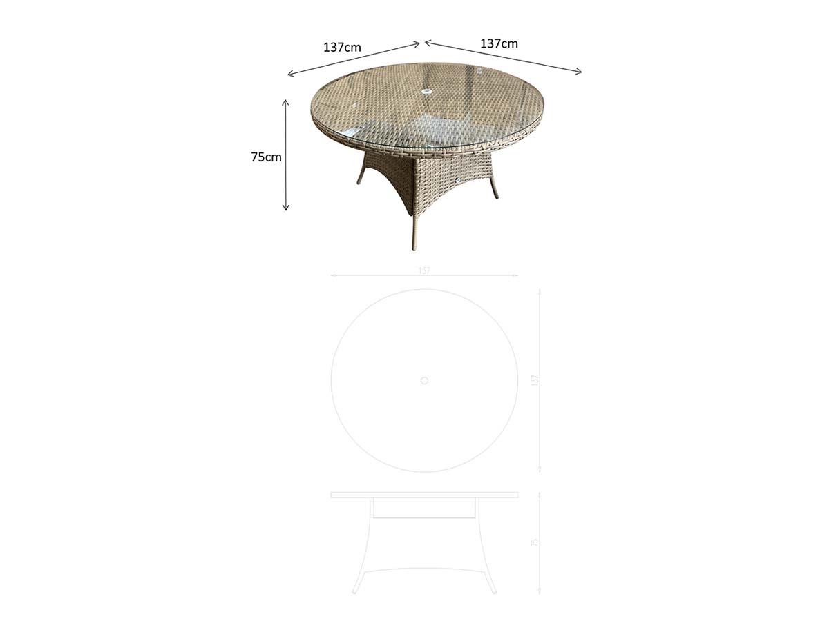 1 TABLE + 6 HIGH BACK DINING CHAIR